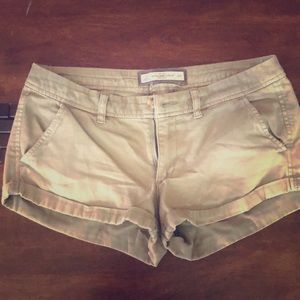 Light olive green Abercrombie shorts